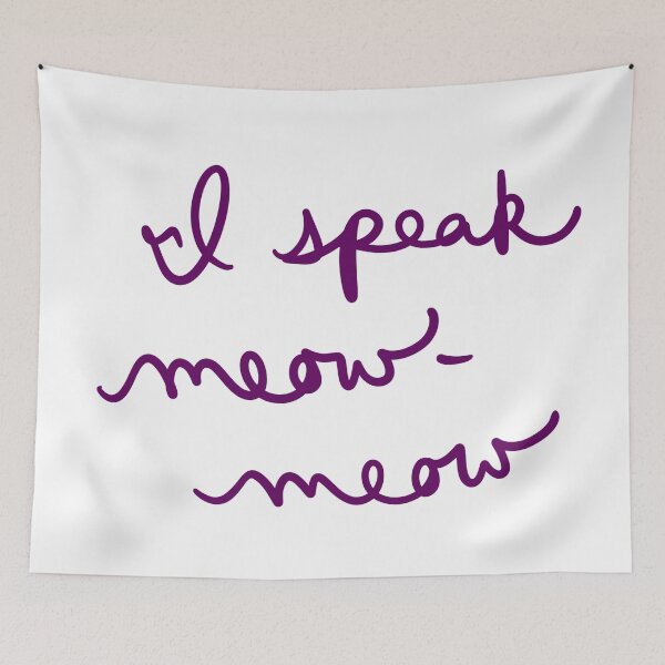 Item preview, Hablo miau-miau designed and sold by abeink.