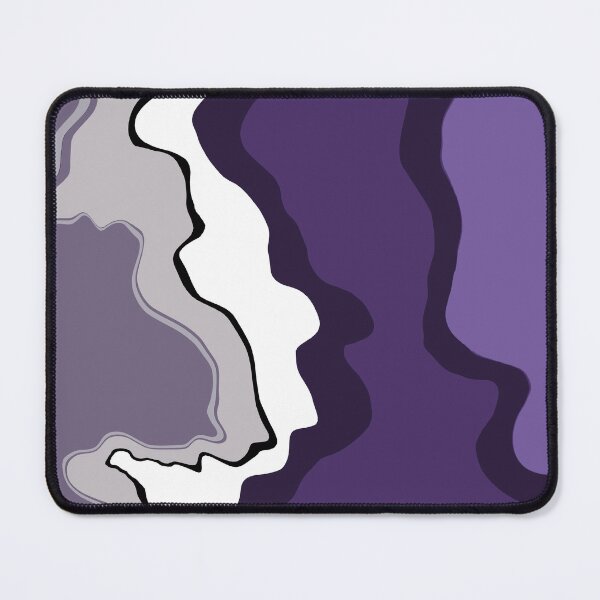 Item preview, Retro Swirls Liquid Swirl Abstract Pattern 70s Style Lilac 2 of 4 designed and sold by Beachy.