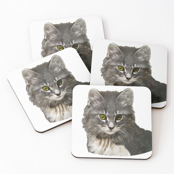 Item preview, Take Home This Gray Angora Kitten designed and sold by kristalcurt.