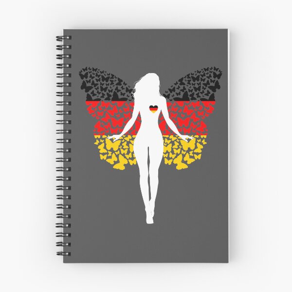 Item preview, German Girl Germany Flag Roots Pride Butterfly designed and sold by ZNOVANNA.