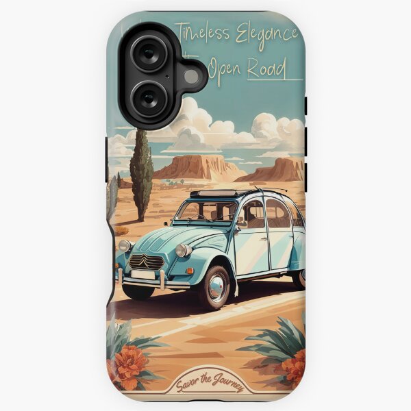 Item preview, Iconic 2CV Poster: Timeless Elegance and Open Road designed and sold by Ceemko's Vintage Corner.