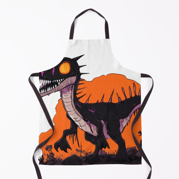 Item preview, Dark Dinosaur with Orange Eyes Design designed and sold by BeUniqueCo.