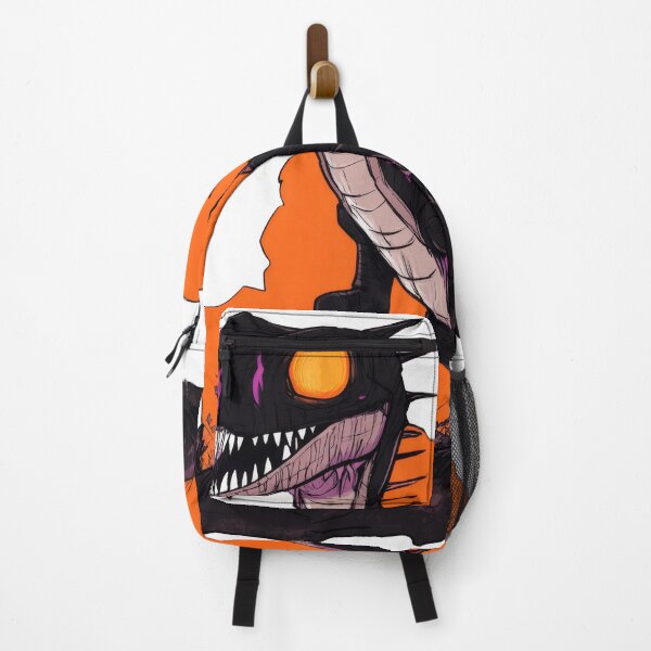 Item preview, Dark Dinosaur with Orange Eyes Design designed and sold by BeUniqueCo.
