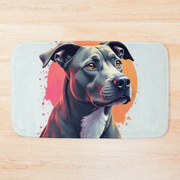 Item preview, Grey Pitbull Dog lover designed and sold by PetArt  ⭐⭐⭐⭐⭐.