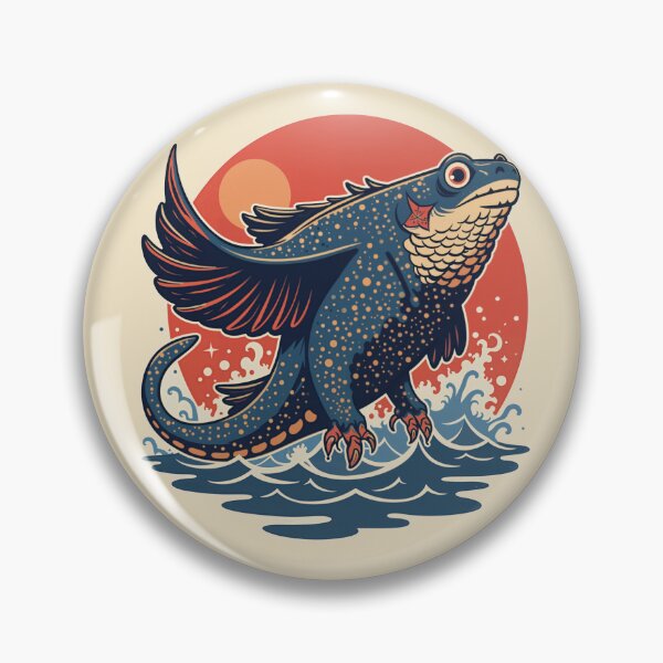 Item preview, El lagarto marino se eleva en el aire designed and sold by LiveDesigner.