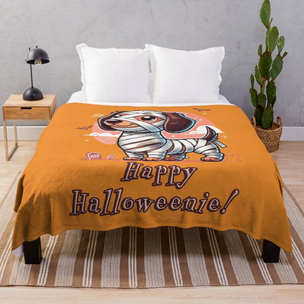 Item preview, Happy Halloweenie Mummy Dachshund Design designed and sold by TeddVentures.