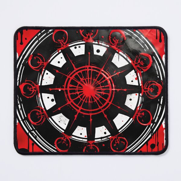 Item preview, Red and Black Chaos Mandala designed and sold by MandalasShops.
