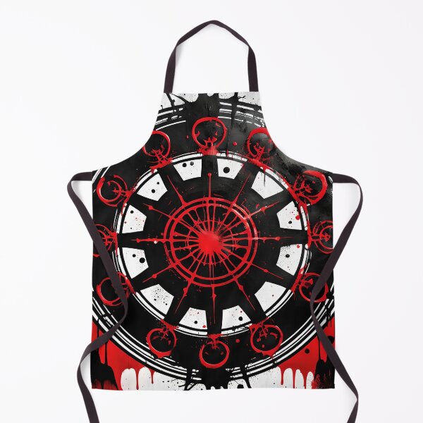 Item preview, Red and Black Chaos Mandala designed and sold by MandalasShops.