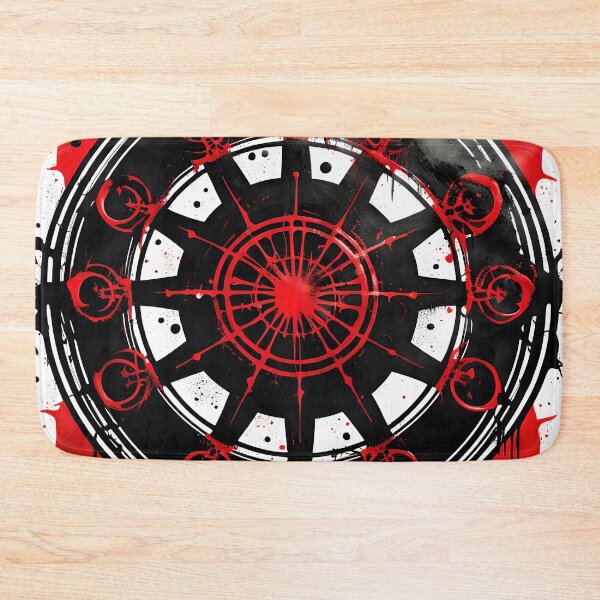 Item preview, Red and Black Chaos Mandala designed and sold by MandalasShops.