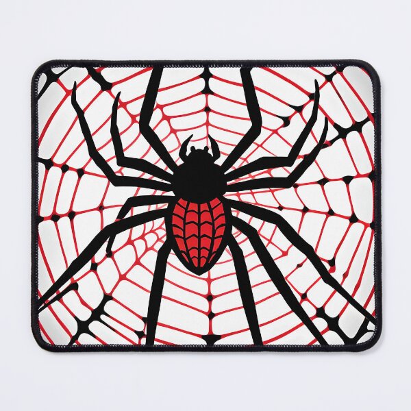 Item preview, Spider Web Mandala in Red and Black designed and sold by MandalasShops.