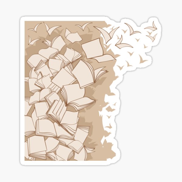 Live Laugh Read Sticker