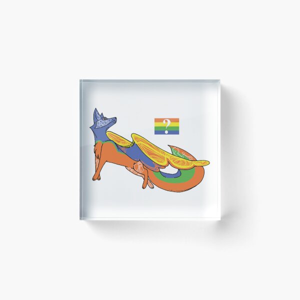 Item preview, Flying fox Pride Month Questioning designed and sold by beckyhowling.