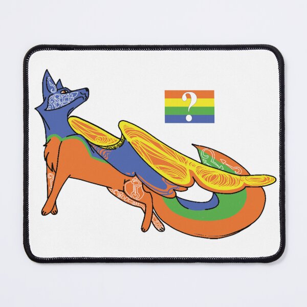 Item preview, Flying fox Pride Month Questioning designed and sold by beckyhowling.