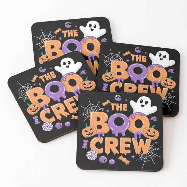 Item preview, The Boo Crew Groovy Ghosts Pumpkins and Spooky Fun designed and sold by BongsEmporium.