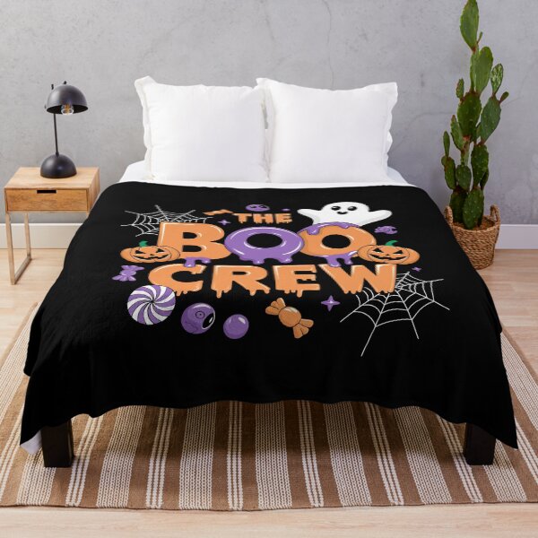 Item preview, The Boo Crew Groovy Ghosts Pumpkins and Spooky Fun designed and sold by BongsEmporium.