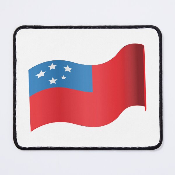 Item preview, Samoa Flag designed and sold by HarveyHandcraftsandDesigns.