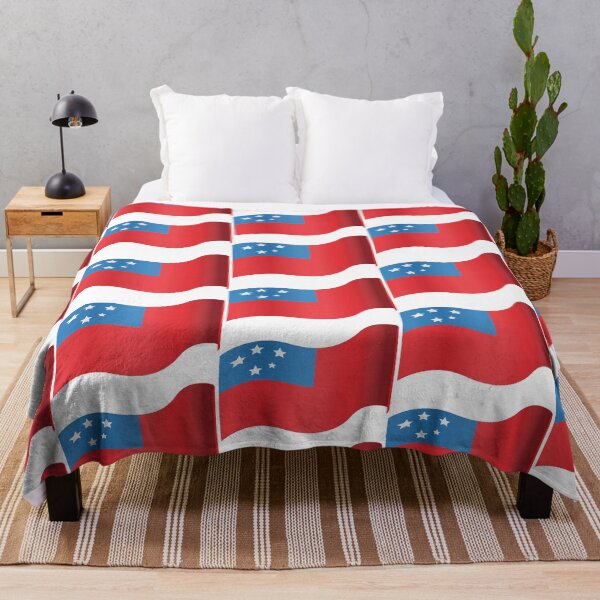 Item preview, Samoa Flag designed and sold by HarveyHandcraftsandDesigns.