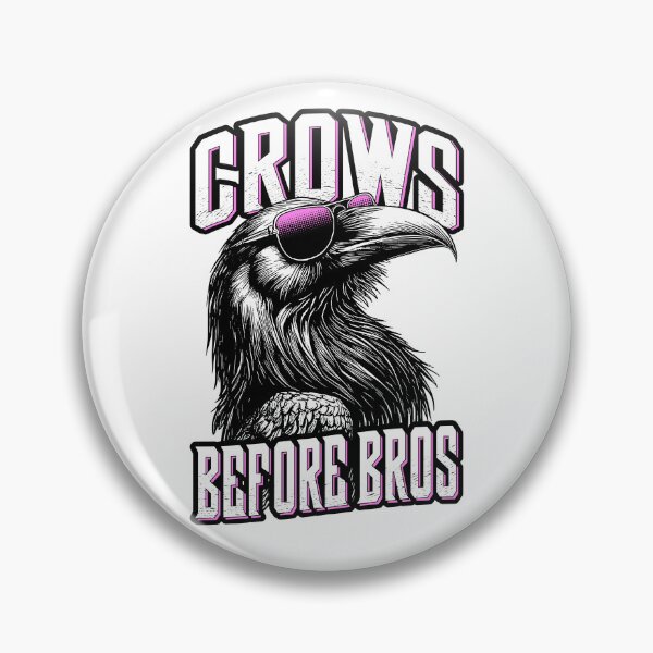 Item preview, Crows Before Bros Funny Feminist Gothic Raven Sunglasses designed and sold by GrandeDuc.