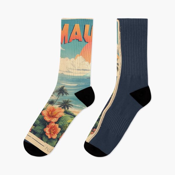 Item preview, Maui's Vintage Charm: Retro Travel Poster designed and sold by Ceemko's Vintage Corner.