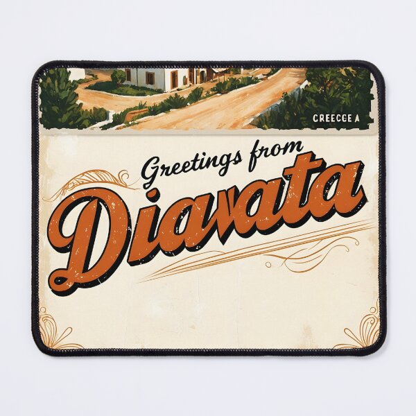 Item preview, Diavata Central Macedonia Postcard Vintage Retro Travel Vintage designed and sold by TravelPostcardGems.