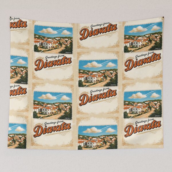 Item preview, Diavata Central Macedonia Postcard Vintage Retro Travel Vintage designed and sold by TravelPostcardGems.