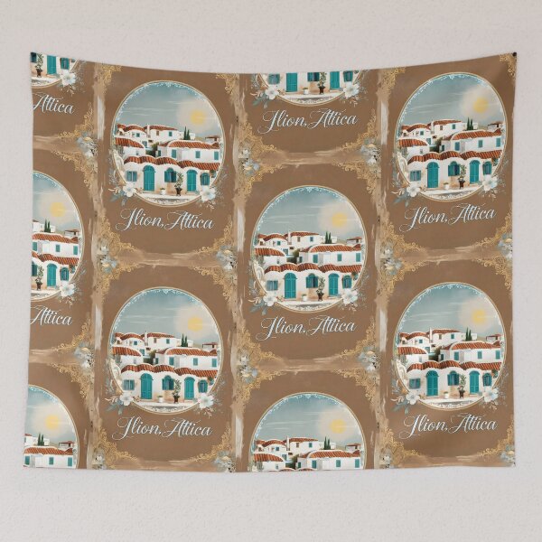 Item preview, Ilion Attica Postcard Vintage Retro Travel Vintage designed and sold by TravelPostcardGems.