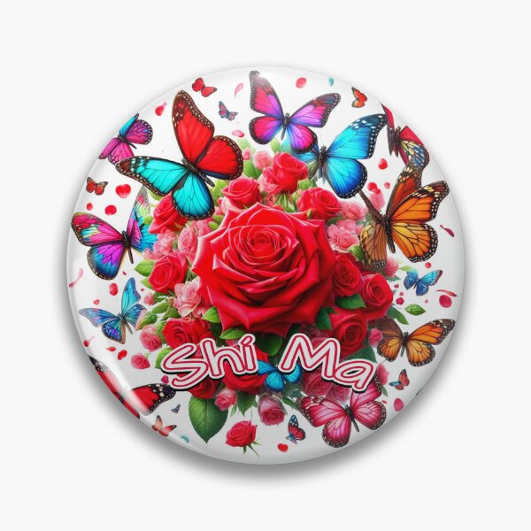 Item preview, Shi Ma Roses and Butterflies  designed and sold by NativeGraffix.