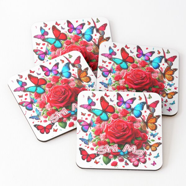 Item preview, Shi Ma Roses and Butterflies  designed and sold by NativeGraffix.