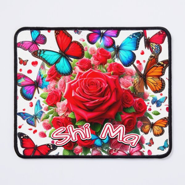 Item preview, Shi Ma Roses and Butterflies  designed and sold by NativeGraffix.