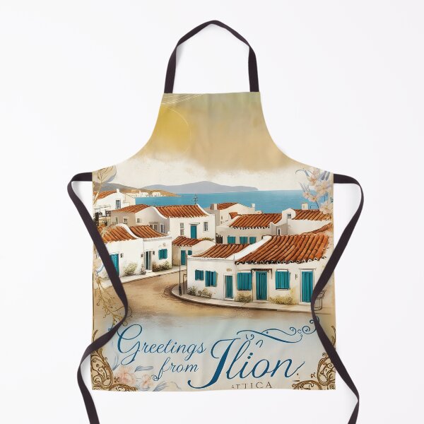 Item preview, Greetings from Ilion Attica Postcard Vintage Retro Travel Vintage designed and sold by TravelPostcardGems.