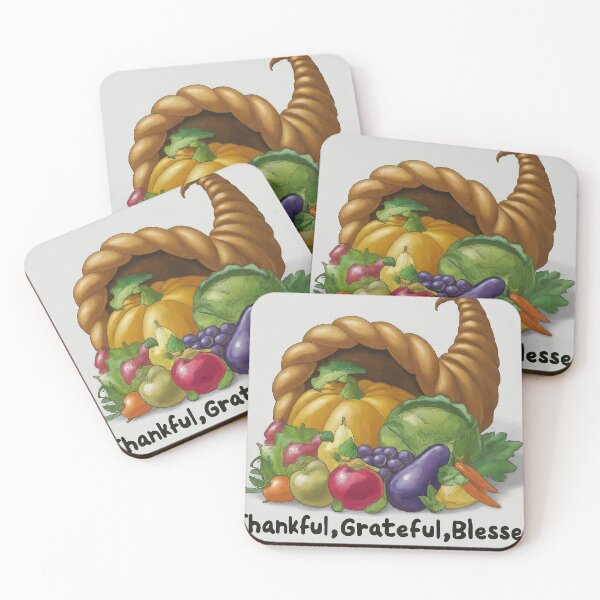 Item preview, Thankful, Grateful, Blessed designed and sold by likbatonboot.