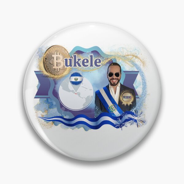 Item preview, El Salvador-Nayib Bukele-Bitcoin designed and sold by PatriciaPixels.