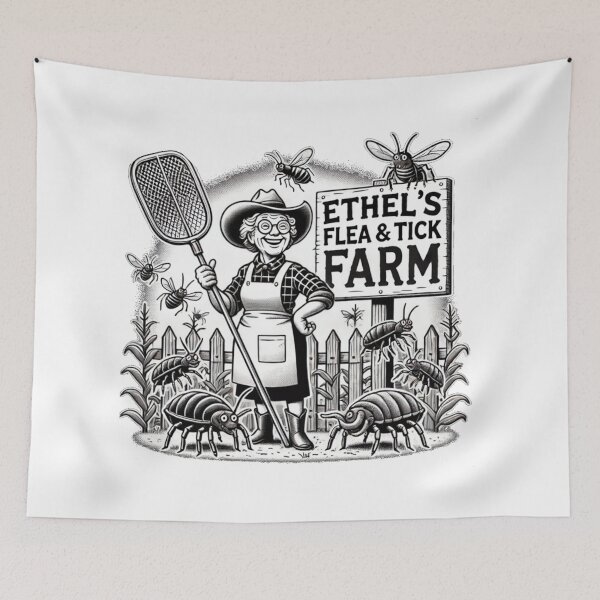 Item preview, Ethel's Flea and Tick Farm designed and sold by Sunrise427.