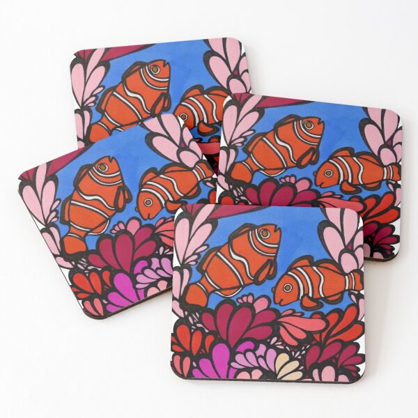 Item preview, Clown fish in coral designed and sold by Anne van Alkemade.