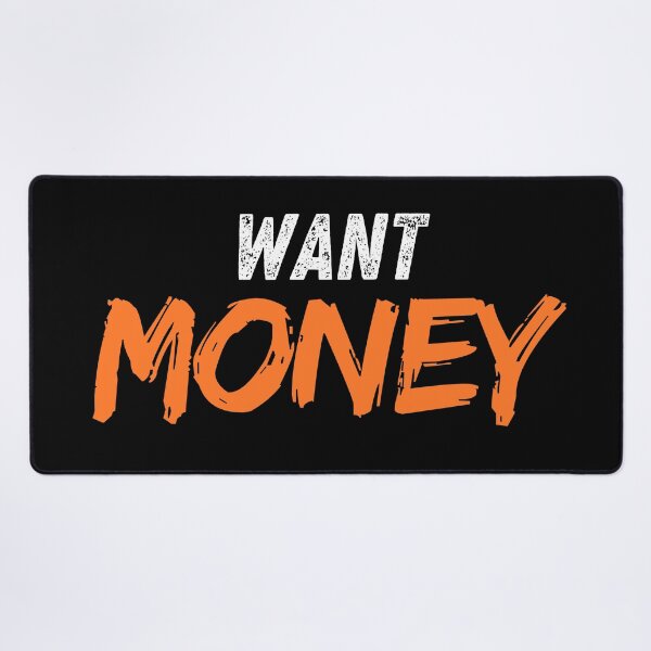 Item preview, The inscription “WANT MONEY” (For dark colors) designed and sold by Sopilka.