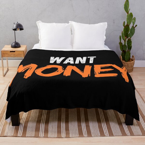 Item preview, The inscription “WANT MONEY” (For dark colors) designed and sold by Sopilka.