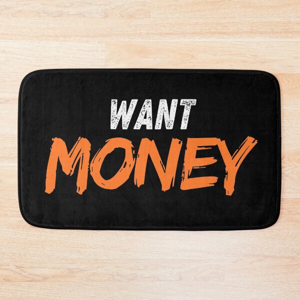 Item preview, The inscription “WANT MONEY” (For dark colors) designed and sold by Sopilka.