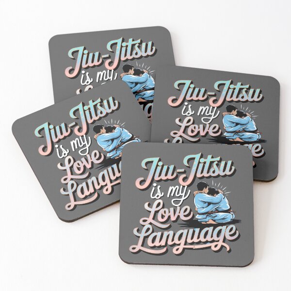Item preview, Jiu-jitsu is my love language Martial arts BJJ grey designed and sold by Newhyperion.