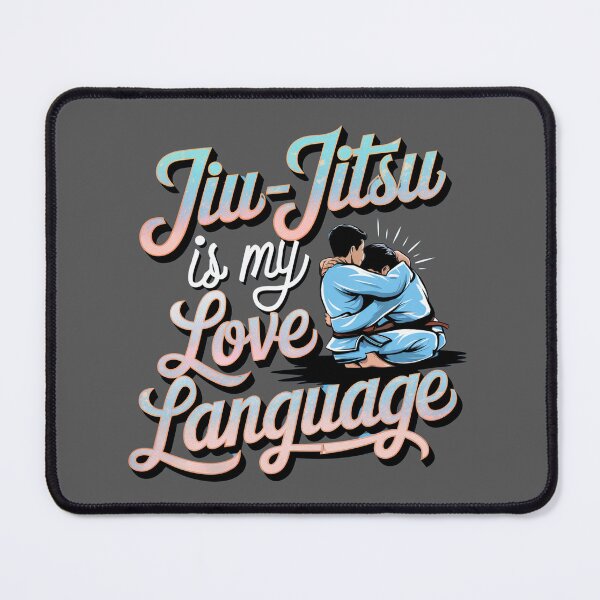 Item preview, Jiu-jitsu is my love language Martial arts BJJ grey designed and sold by Newhyperion.