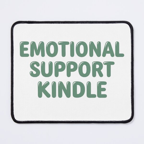 Item preview, green emotional support kindle designed and sold by szidi04.