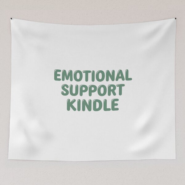 Item preview, green emotional support kindle designed and sold by szidi04.