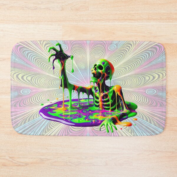 Item preview, Neon Slime Skeleton – Toxic Halloween Horror designed and sold by SHHCreations.