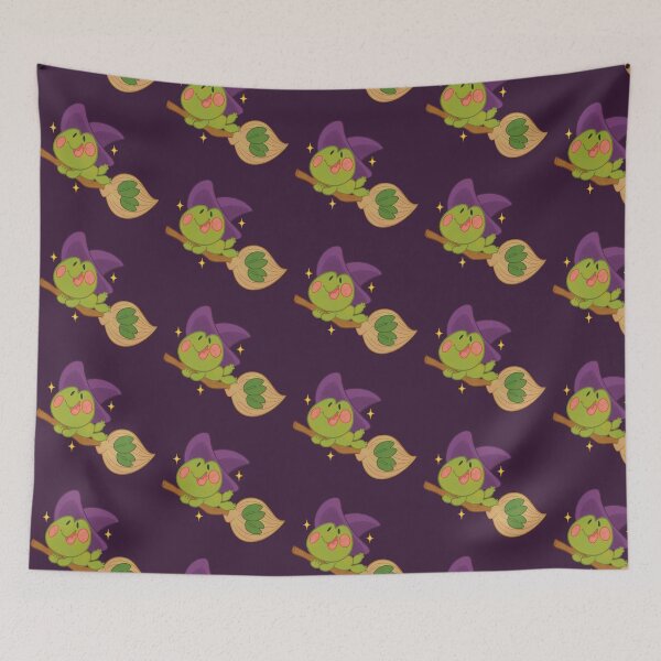 Item preview, Frog Witch Takes Flight designed and sold by Bronwyn Coleman.