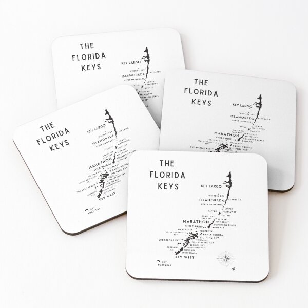 Item preview, Map of the Florida Keys designed and sold by KeysArtShop.