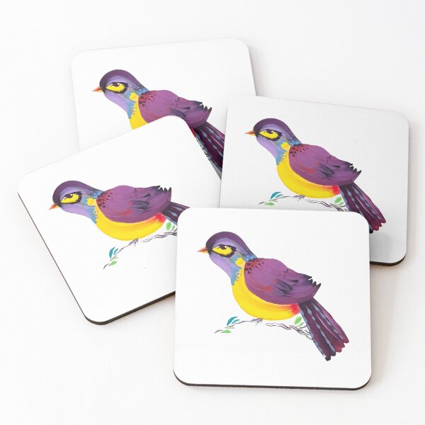 Item preview, Titmouse on a branch Petrykivka style designed and sold by ZamriiArt.