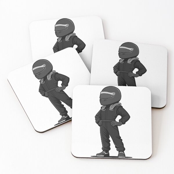 Item preview, Racing Driver - Grey & Black designed and sold by CaffeinatedGearhead.