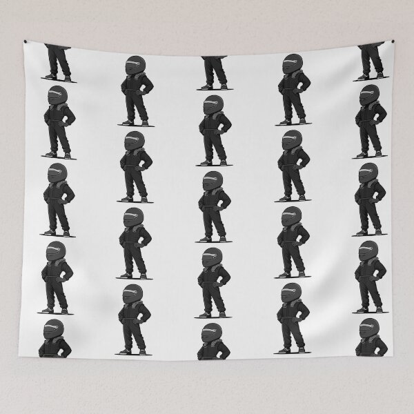 Item preview, Racing Driver - Grey & Black designed and sold by CaffeinatedGearhead.