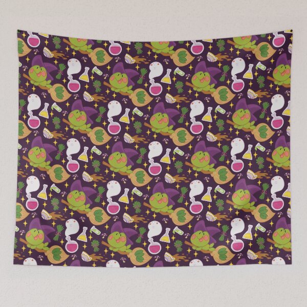 Item preview, Frog Witch Takes Flight Pattern designed and sold by Bronwyn Coleman.