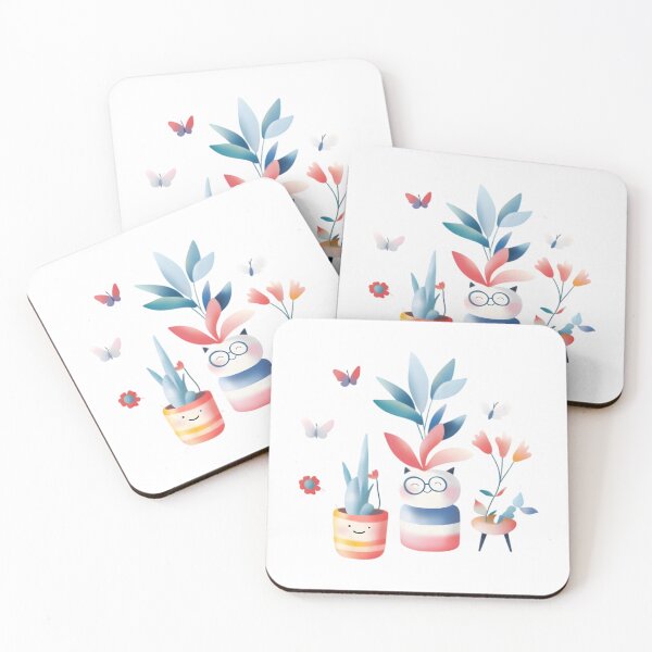 Item preview, Whimsical Potted Plant Parade designed and sold by AI-Only Creations.