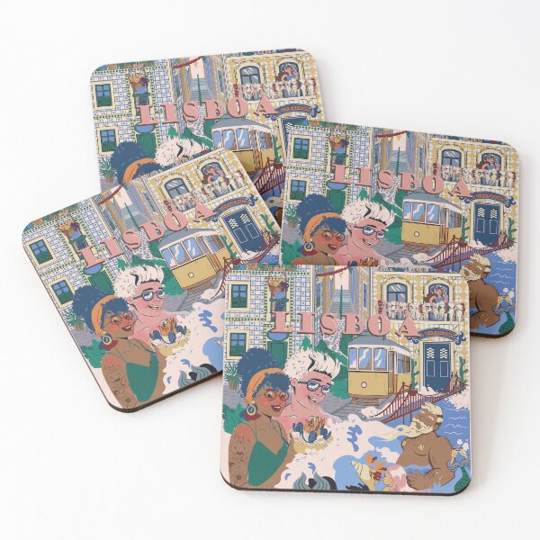 Item preview, Vibrant City of Lisbon designed and sold by MilicaMonaiArt.
